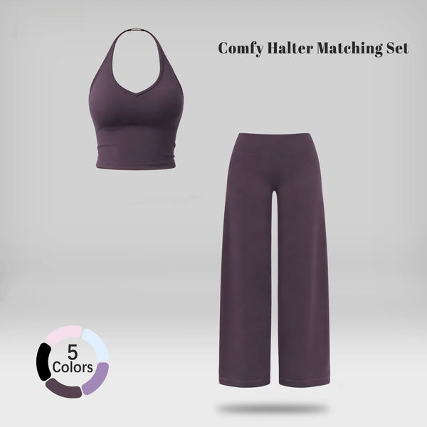 Women's 2-Piece Stretchy Athleisure Sportswear Set for Yoga & Casual