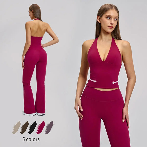 Women's Summervibes 2-Piece Athleisure Set for Gym & Yoga